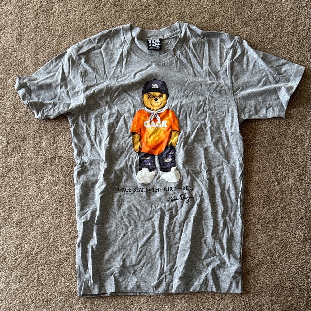 Gage Cannabis Bear Tee NWOT